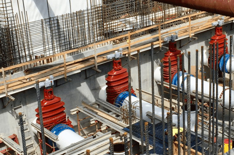 Kennedy Valve | 36-Inch Motorized Solid Wedge Gate Valves | Virginia-Beach, VA